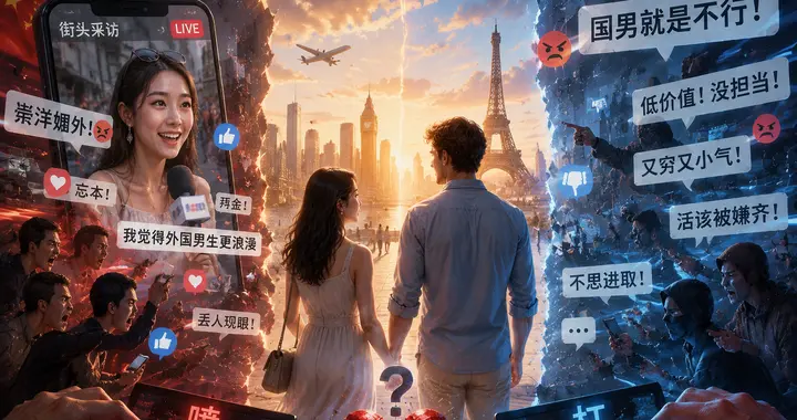 为什么在中国的婚恋市场，老外似乎永远比国男更受青睐？