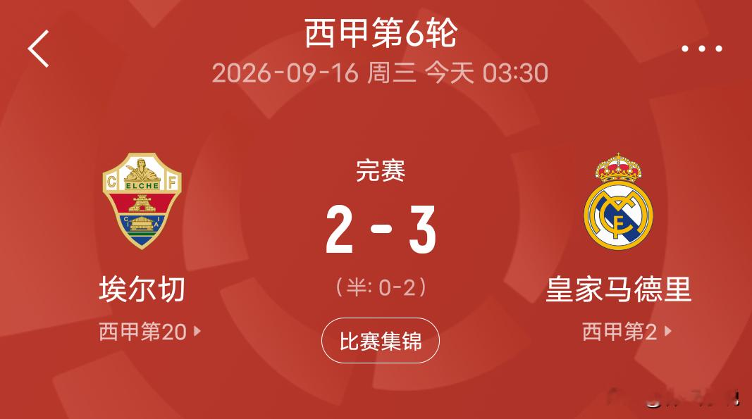 我感觉皇马肯定要后悔了，休赛季续约维尼修斯是最大的败笔，今天凌晨结束了...