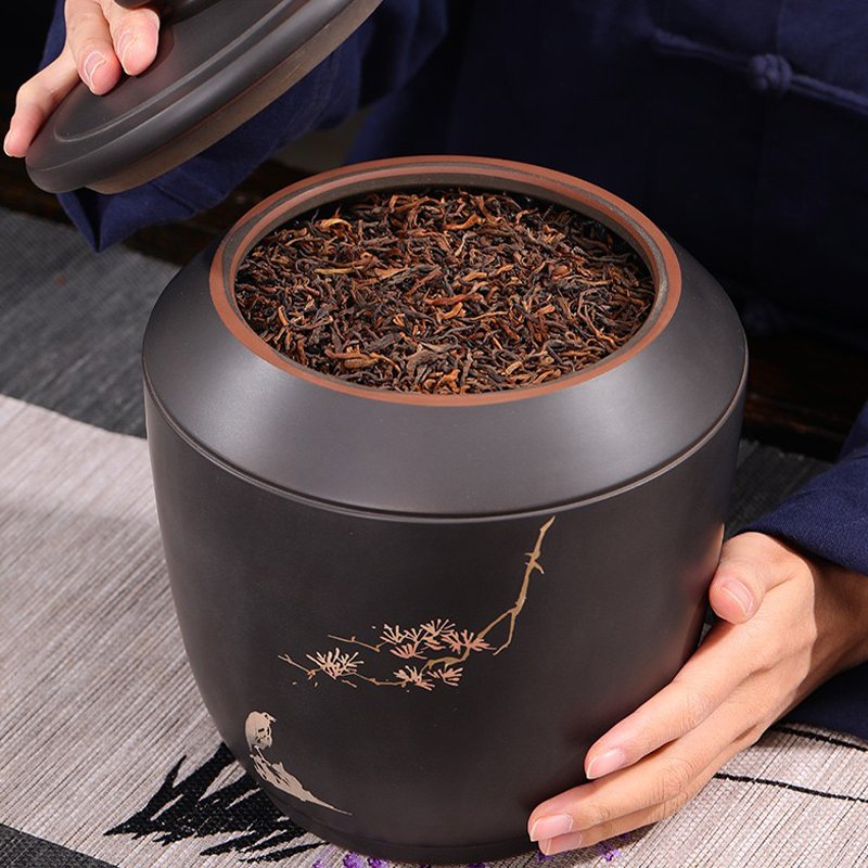 茅台级的古600老班章金芽熟普礼罐装！
