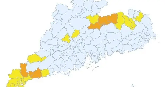 清明假期最后一天!广东仍有暴雨,明日起降水减弱!晴热模式将开启