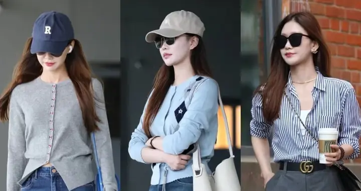 告别沉闷！藏青蓝+浅蓝，温柔又显气质的日常穿搭