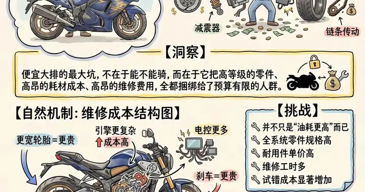 花3万买台二手杜卡迪，修车钱够买台新车！2026大排量摩托车内幕