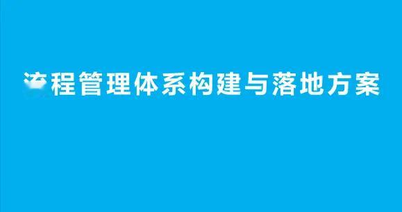 企业数字化转型-流程管理体系构建与落地方案（PPT）