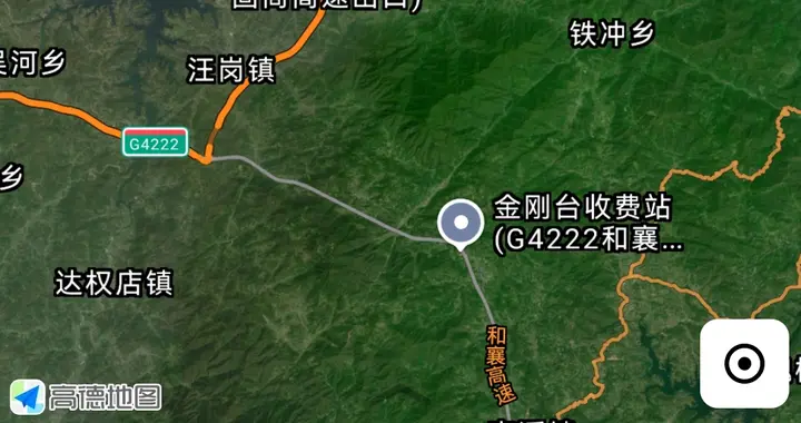和襄高速竟然出现了同名的收费站！两座收费站都叫“金刚台”！