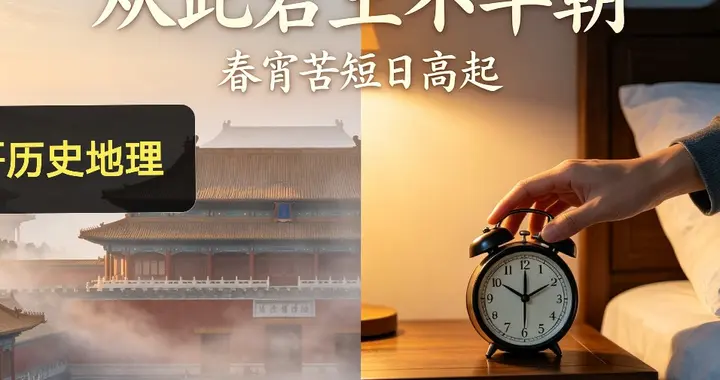唐朝诗人白居易《长恨歌》中写到春宵苦短日高起，从此君王不早朝