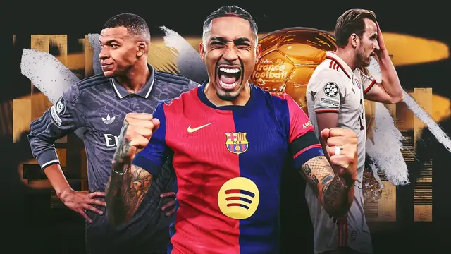 2025 年金球奖实力排名：拉菲尼亚最大热门，姆巴佩遭遇重大挫折