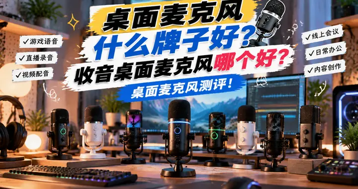 桌面麦克风什么牌子好？收音桌面麦克风哪个好？桌面麦克风测评！