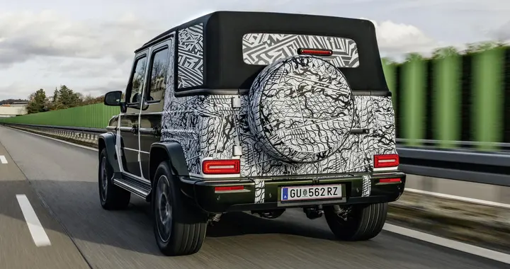 奔驰大G敞篷版路试曝光，V8动力软顶越野车预计明年回归