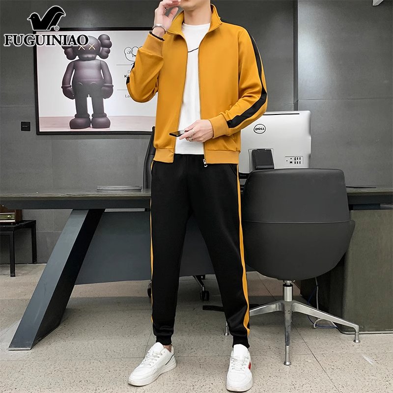 富贵鸟休闲运动套装男士