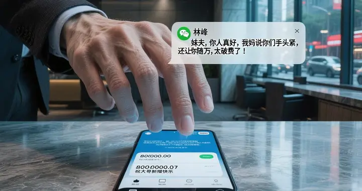 大舅子结婚，岳母要我随礼8万，我咬咬牙打算转账