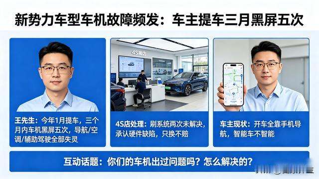 健康养生：车主自述：提车三个月，车机黑屏