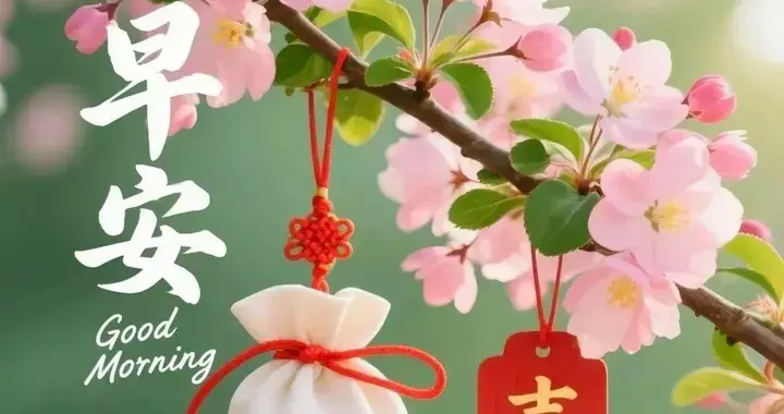 早安！晨起福至，好运常随，愿我们健康快乐每一天