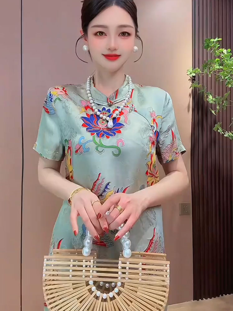 独特禅意新中式国风气质高级感超好看连衣裙女夏季2025年新款裙子