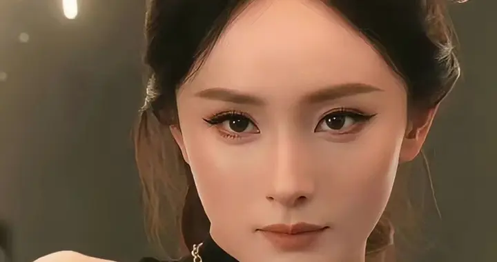 杨幂黑丝绒睡衣又美又飒，氛围感拉满！