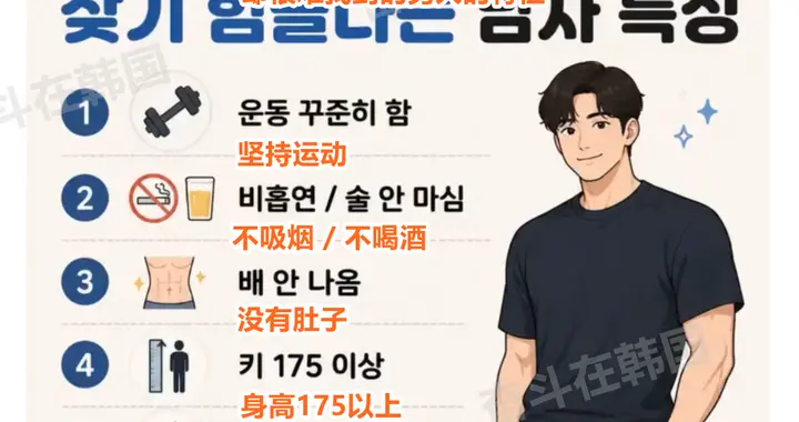 韩网热帖：明明很平凡却很难找到的男人…