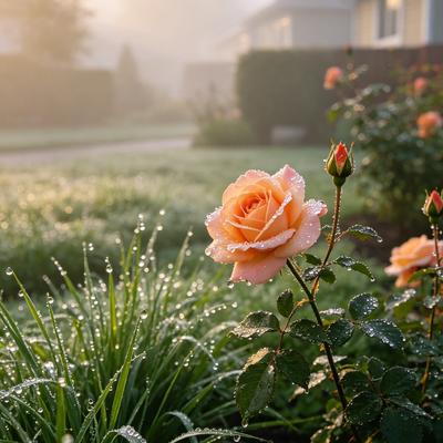 史海拾贝：小区楼下有个小花园，以前天天路