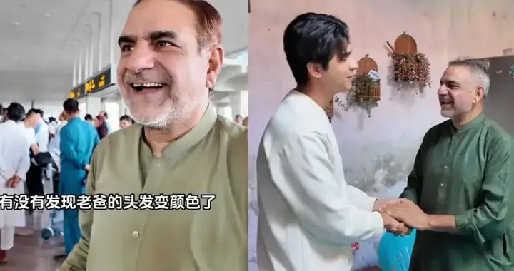 中巴混血麦子再回巴基斯坦，推开门看到老爸那刻，她愣住了