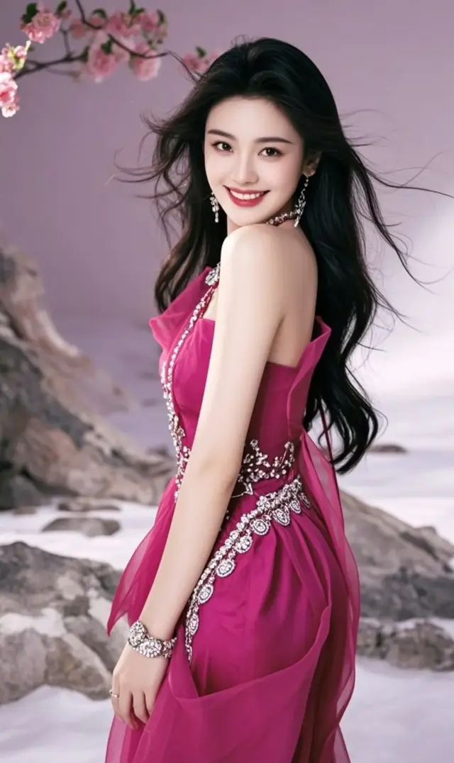 美人回眸一笑很倾城，美丽常在！