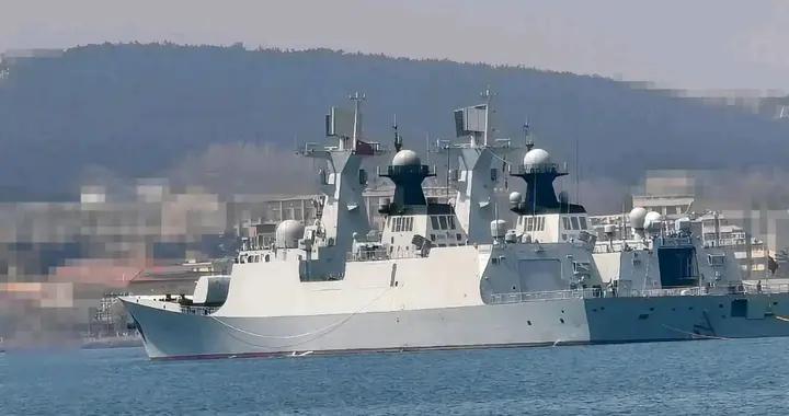 北海舰队新到一艘054A护卫舰