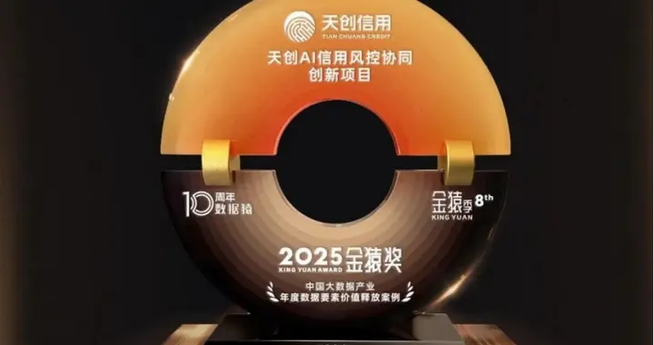 破解“三低一高”痛点，天创信用荣获2025大数据产业年度荣誉