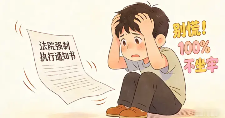 逾期欠钱被强执没钱还？别慌！不坐牢+避坑+上岸实操指南