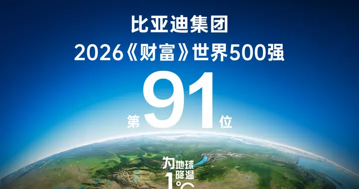 连续五年稳居世界500强，比亚迪凭技术硬实力领跑全球新能源赛道