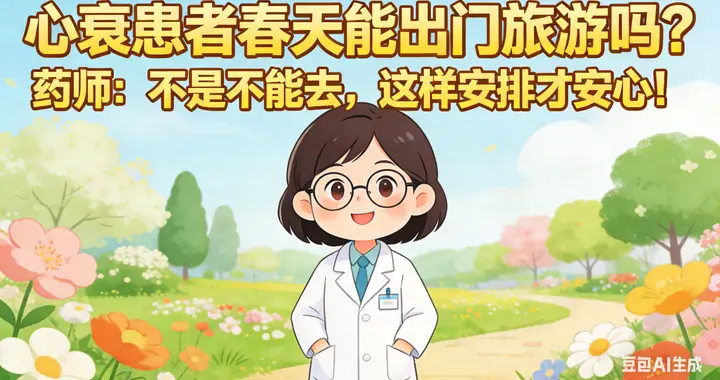 心衰患者春天能出门旅游吗？药师：不是不能去，这样安排才安心！