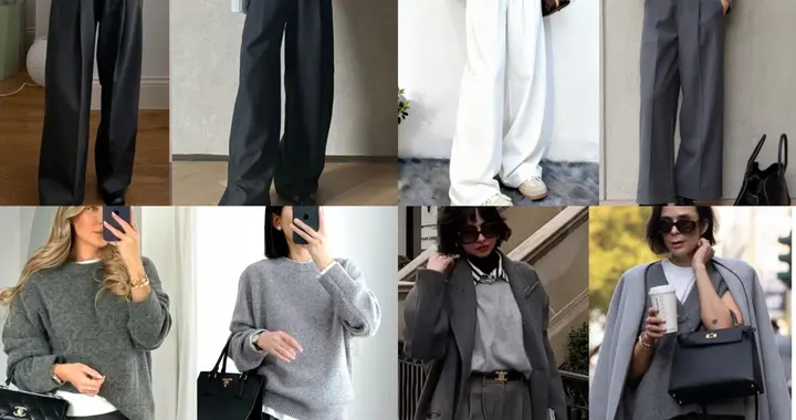 想不到冬天穿“浅灰色”竟这么高级，显白年轻，看完对比图就懂了