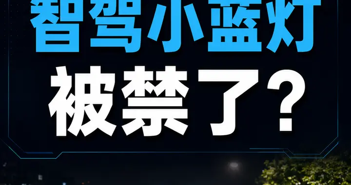 没人觉得，智驾小蓝灯这设计，在逻辑上很奇怪吗？