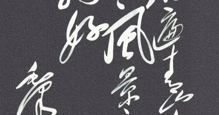 墙上13字书法，我只认出两个字，却不懂其意思，你能认出几个？
