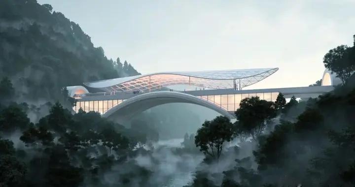 四川新建一条铁路，站房效果图秒杀当前绝大多数火车站