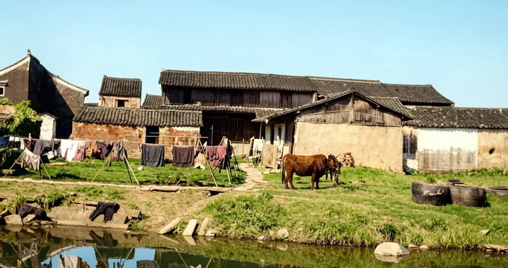 浙江宁波：17张老照片，再现1906年甬城的乡村风景和湖光山色