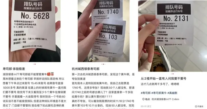 寿司还是“期货”？3200桌排队背后的荒诞与清醒