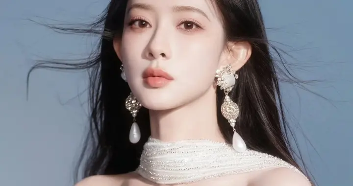 孟子义鎏银抹胸连衣裙，夜色如此浪漫，仍不及你令人着迷