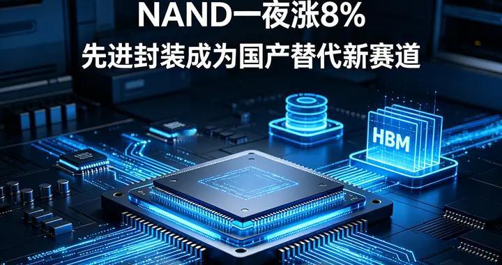 NAND一夜涨8%，大基金3440亿砸向先进封装：存储这场仗打响了
