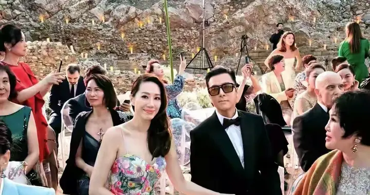 太排面了！温州日清老总嫁女，甄子丹夫妇现身，任达华全家出动！