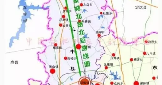 很快，蒙城北路快速化部分明年通，淮南将一路无红绿灯前往合肥