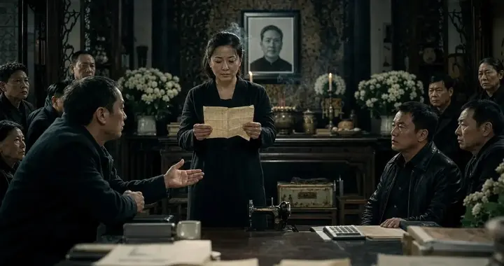 父亲的丧礼上兄弟们抢着分家产，我拿出爸留的一封信，全场静默