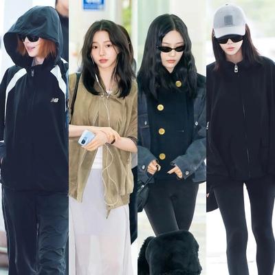 星尚生活志：Aespa机场出发图！全员风