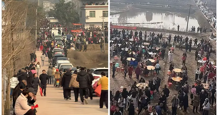 合川杀猪宴恶心一幕发生，呆呆妹崩溃大哭，穿白色羽绒服被骂惨了