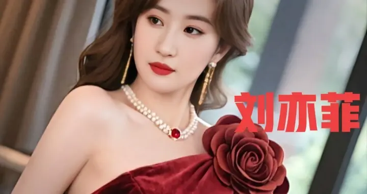 刘亦菲红色造型惊艳绝伦气质优雅性感妩媚让人眼前一亮