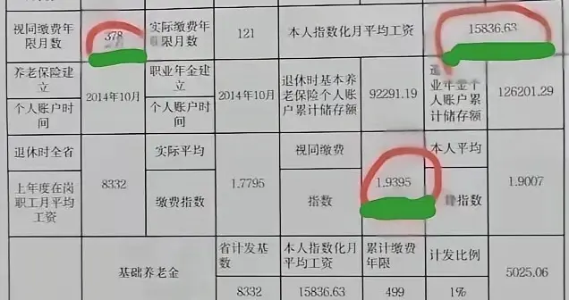 工龄41.58年，平均缴费指数1.9007，个账9万有余，60岁退休拿多少