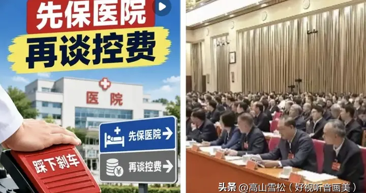 卫生大会定调“先让医院活下来”医保控费要踩刹车了！是啥回事？