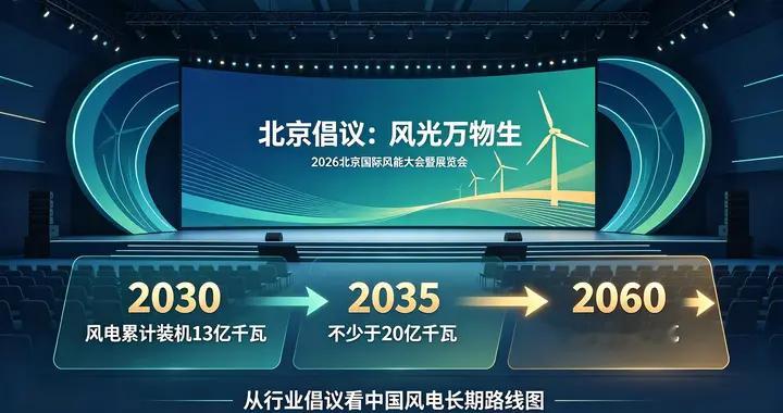 北京风能大会发布倡议，风电定下2060年50亿千瓦目标
