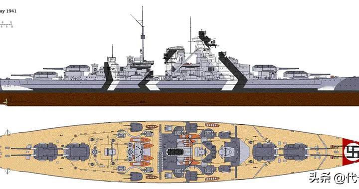 “俾斯麦”号战列舰生涯所有涂装展示