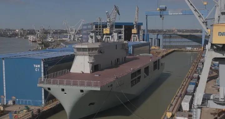 全球“最小航母”下水！和052D差不多大，或值得中国海警借鉴？