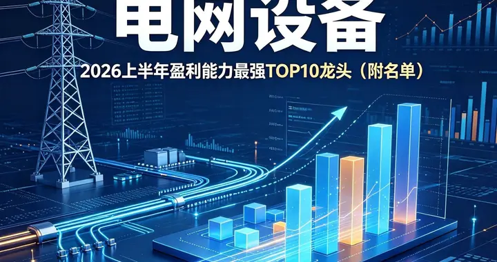 电网设备，2026上半年盈利能力最强TOP10龙头（附名单）
