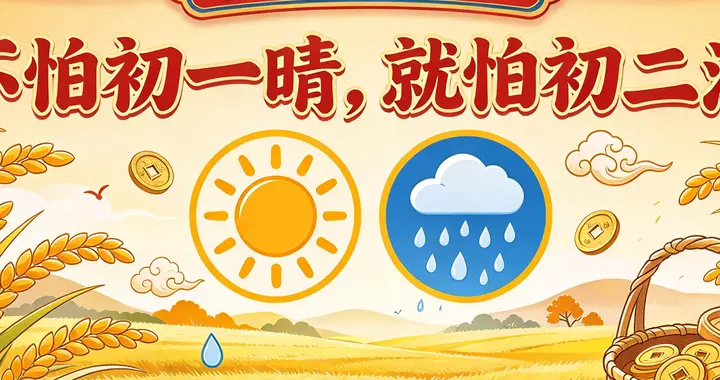 老话 “不怕初一晴，就怕初二淋”，今日九月初二，下雨预示啥？