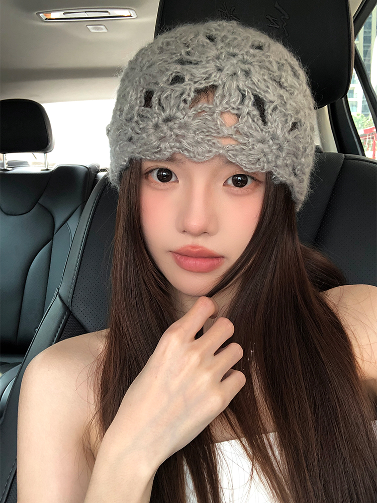 夏季薄款透气甜美个性百搭氛围感包头帽！