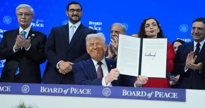 特朗普称“和平理事会”与联合国是“伙伴”，新华社加了所谓两字